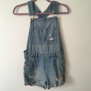 H&M overalls distressed